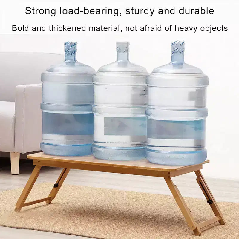 Tavolino Ottagonale in Legno – 61 cm A x 41 cm L x 37 cm P, Finitura Naturale