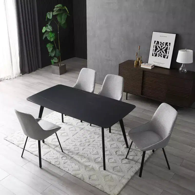 Madia-Credenza Moderna di Metà Secolo da 62.4 Pollici con 3 Cassetti e 2 Ripiani, Struttura in Ferro