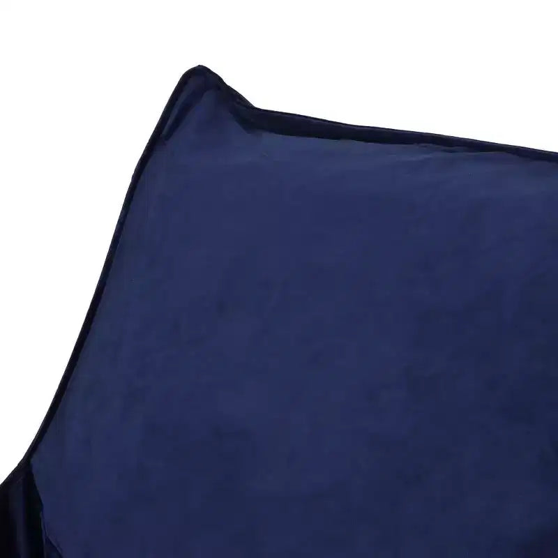 Divano Pouf Grande in Velluto a 2 Posti con Braccioli e Rivestimento Removibile