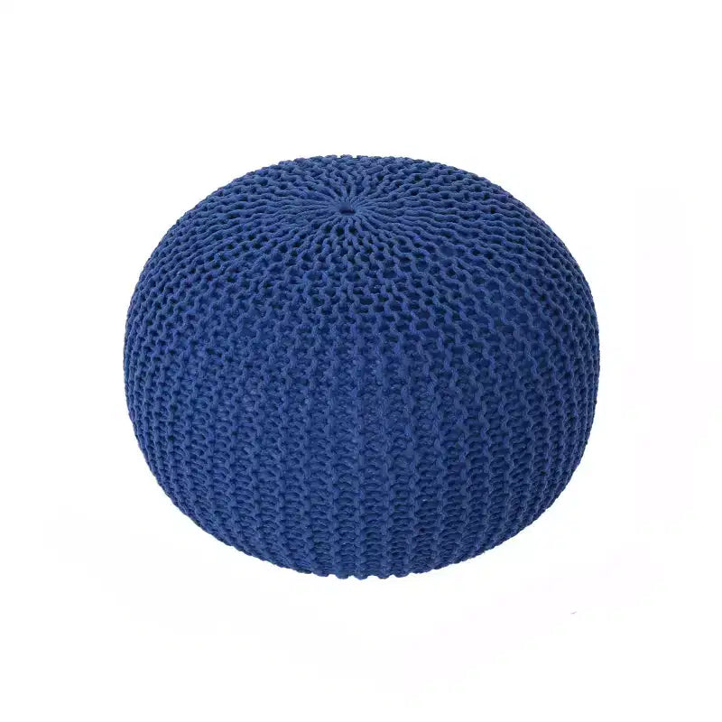 Pouf/Cuscino da pavimento rotondo moderno in maglia da 50 cm per soggiorno, camera da letto, ingresso