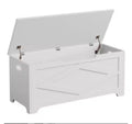 Storage Ottoman with Irregular Legs, MDF, Rhombus Pattern,