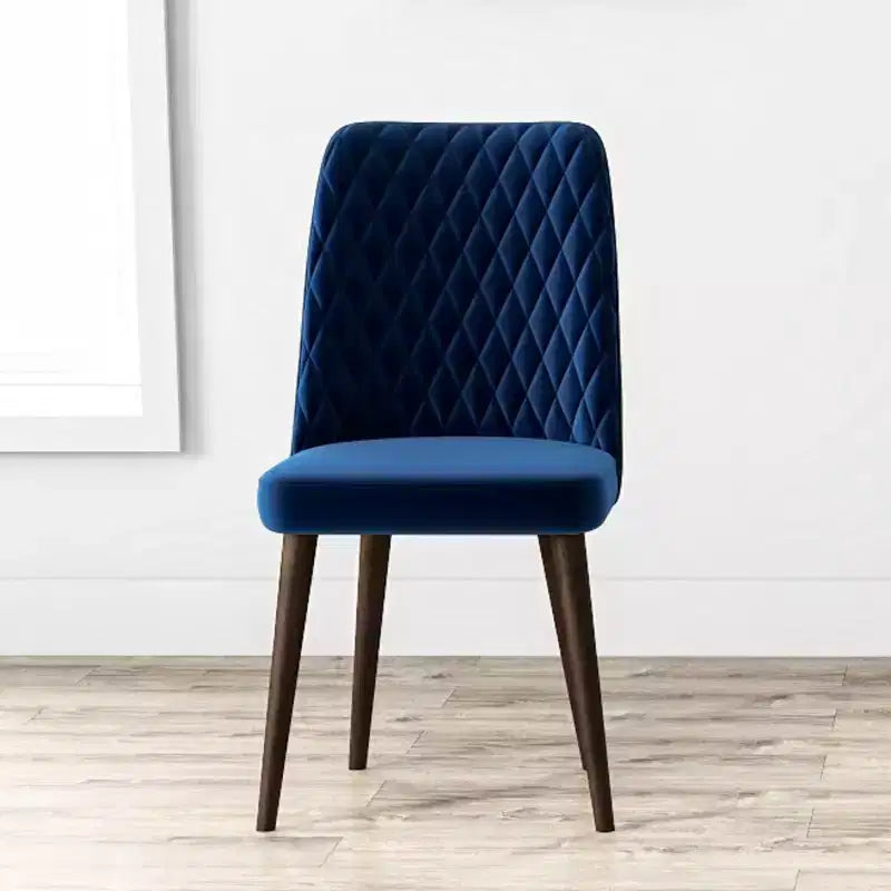 Sedie da pranzo set da 2, schienale alto in stile moderno di metà secolo con rivestimento in ecopelle, capacità 136 kg