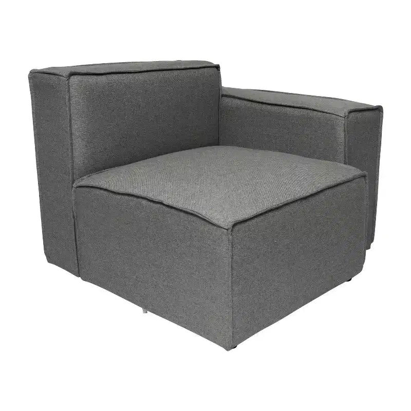 Flash Furniture Bridgetown Luxury Modular Sectional Sofa, Right Side with Arm Rest