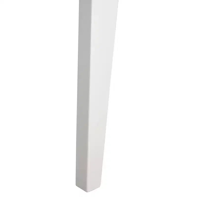 Tavolo Consolle con Finitura Venatura Rovere e Gambe a Compasso, 73,6 cm di Larghezza